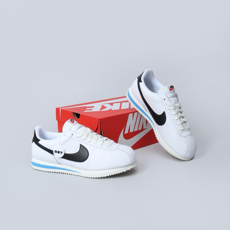 Nike Cortez White Black Light Photo Blue