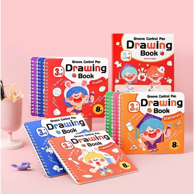 

Drawing Book Paket 4 Buku All in1 Dengan Pena