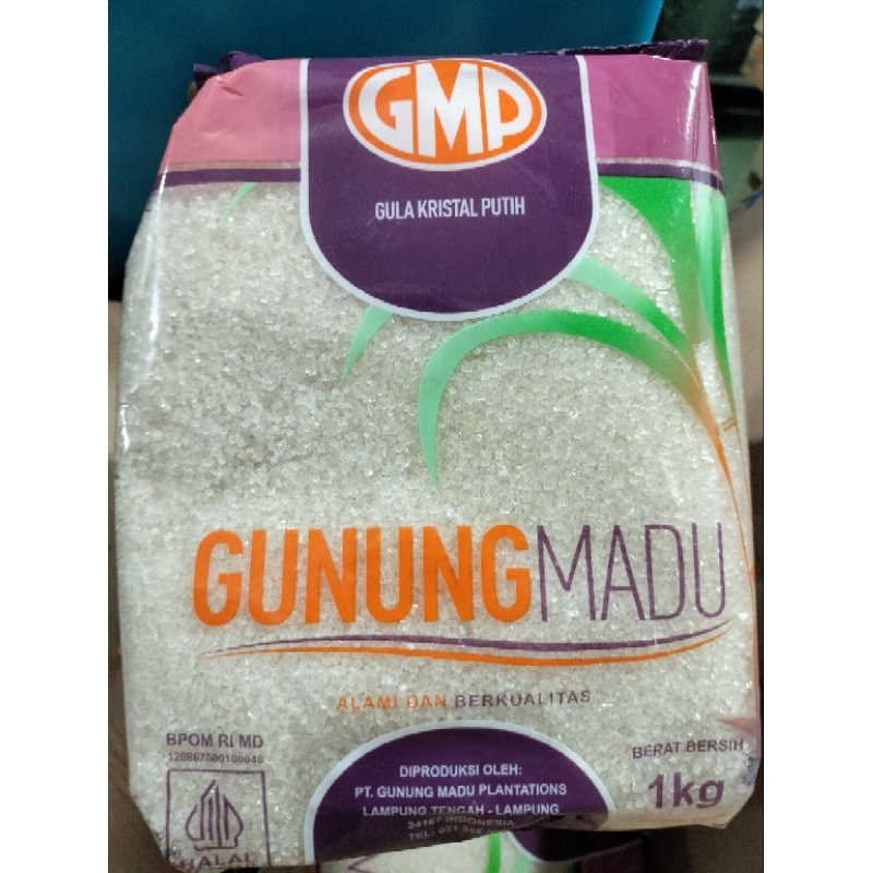 

Gula GMP gula pasir gula kristal kuning GUNUNG MADU 1 kg