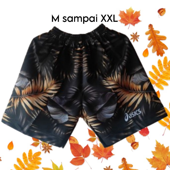 Terlaris ASICS Pants celana pendek olahraga full printing volly voli volley vollyball volleyball ter