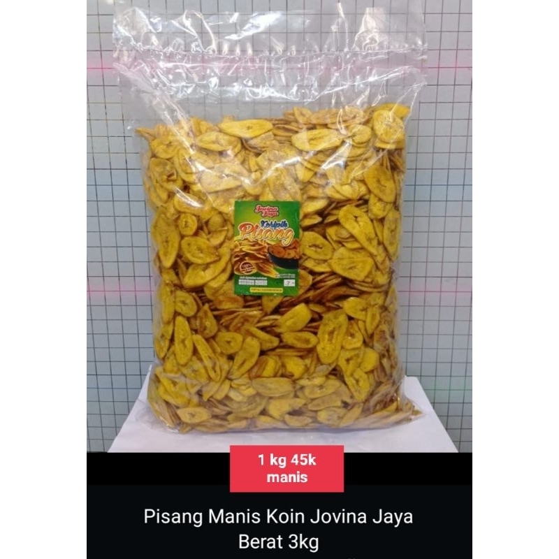 

keripik pisang koin manis wangi
