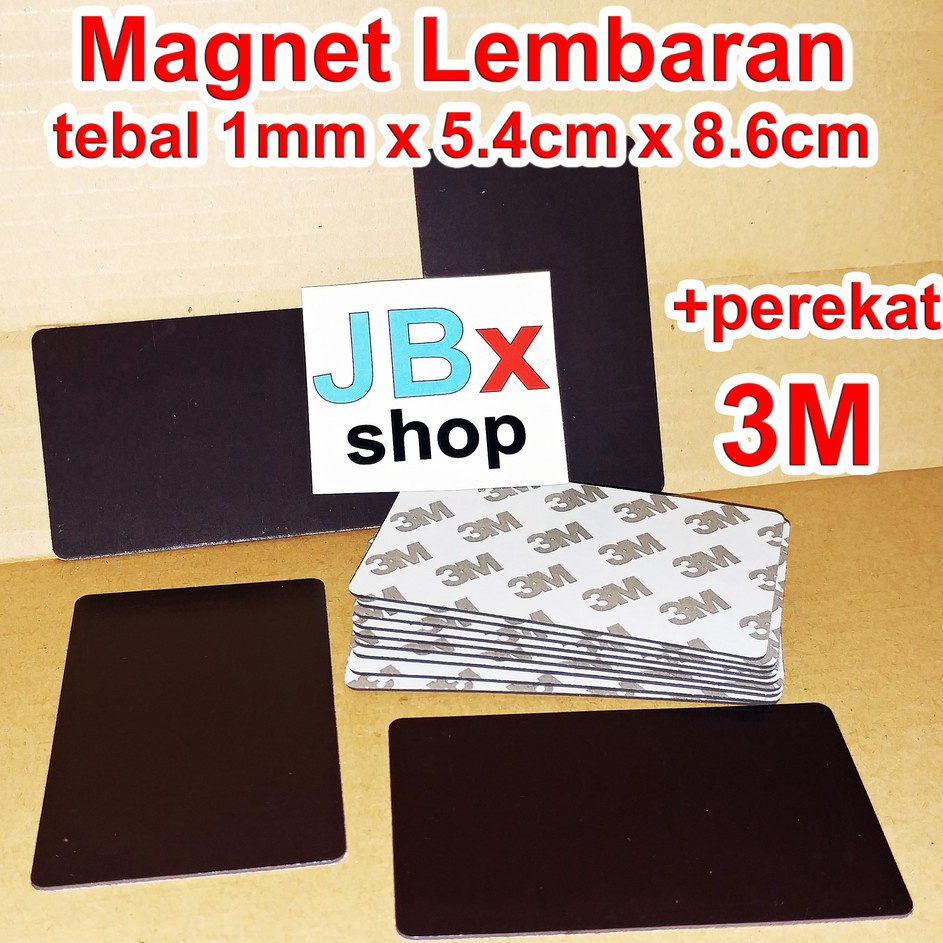 

Harga Meriah Magnet sheet lembaran double tape 3M 1pack isi 15pcs tebal 1mm x 54cm x 86cm