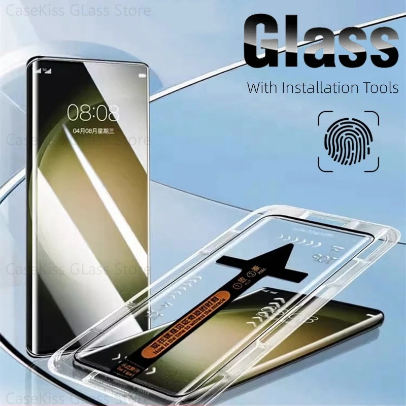 Tempered Glass SAMSUNG S22 / S22 PLUS / S22 ULTRA Glass Frame with assisting installation