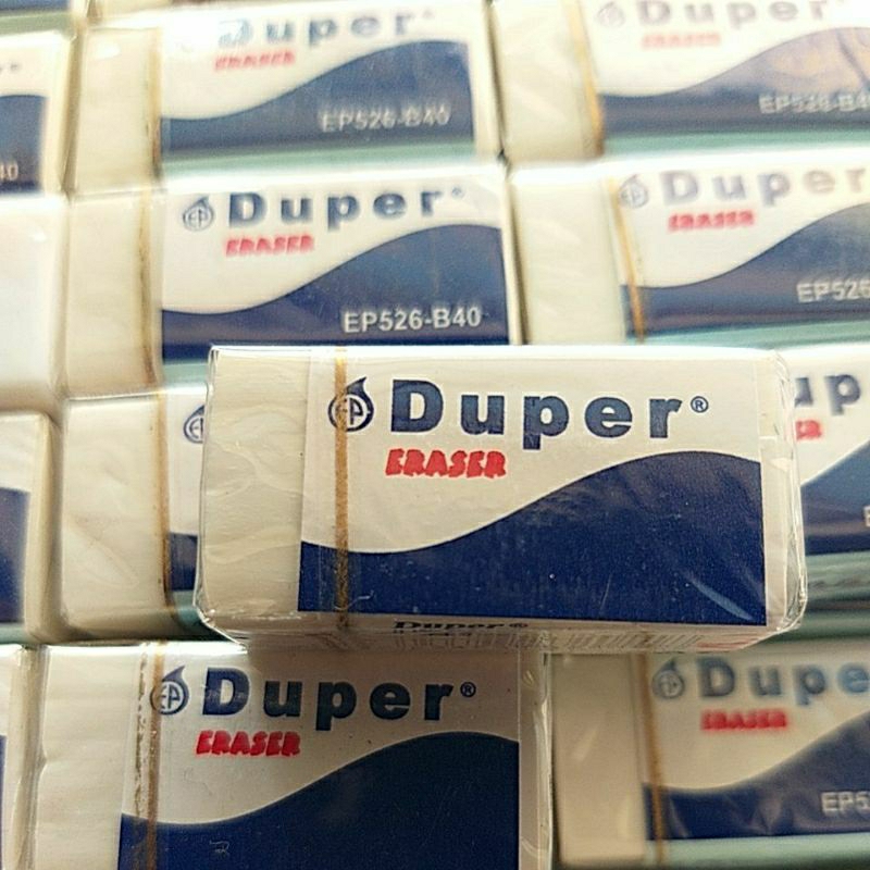 

PENGHAPUS PENSIL MERK DUPER WARNA PUTIH