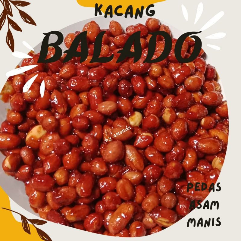 

KACANG BALADO PEDAS MANIS berat 100 gram dan 500 gram