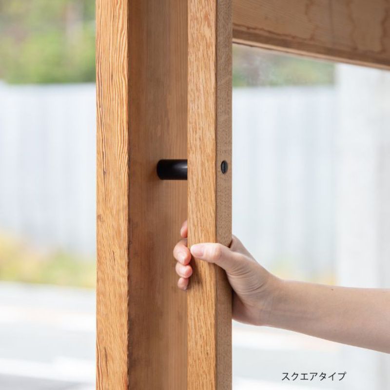 Handle Pintu Gagang Pintu Rumah Tarikan Pintu  Kaca Kayu Jati Kotak