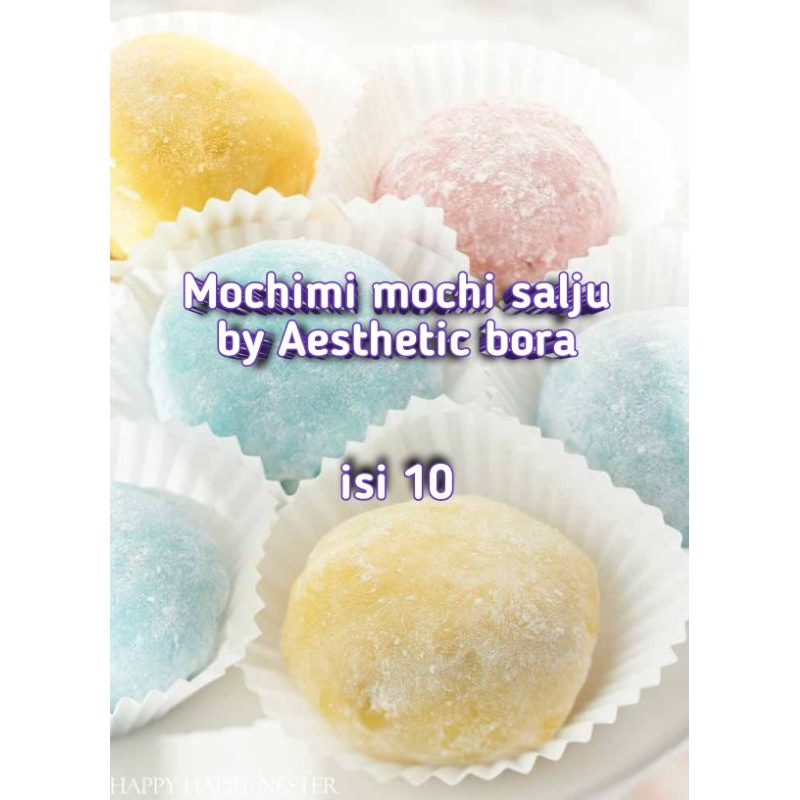 

10 PCS Mochi isi cream aneka rasa camilan kekinian Viral by ROSELION jajanan tradisional Jepang