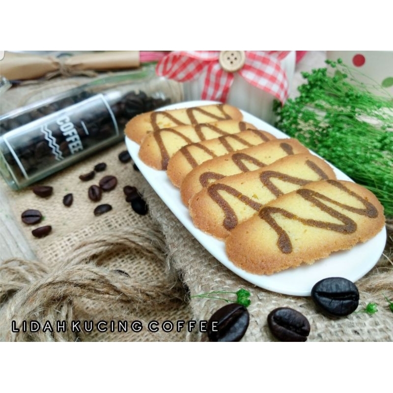 

Lidaah kucing coffee / Kue kering