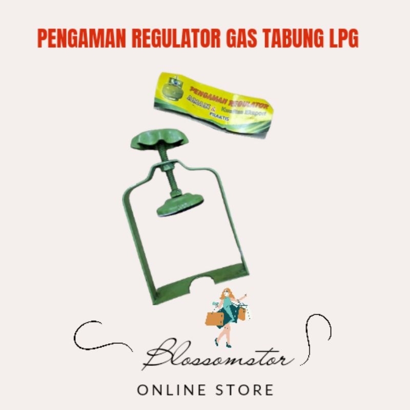 PENGAMAN REGULATOR GAS TABUNG LPG 3 KG 12 KG / PENGUNCI REGULATOR ANTI BOCOR / PENGENCANG TABUNG ELP