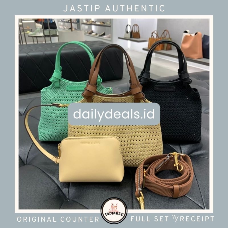 #2-30782111 Ida Knotted - Jast[p] CK ORIGINAL COUNTER KNITTED TAS BAG RAJUT TOTE HANDLE STORE AUTHEN