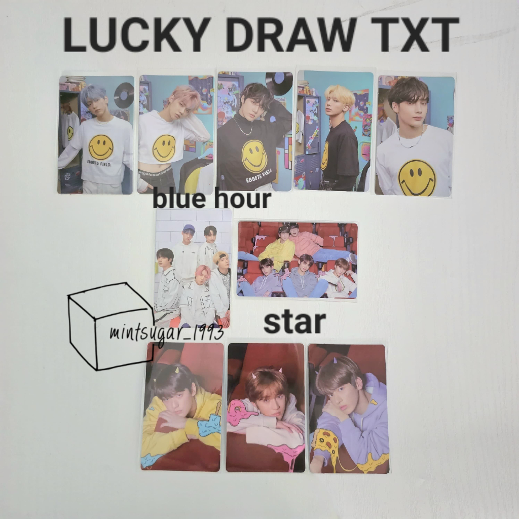 [ READY STOCK OFFICIAL ] LUCKY DRAW SOUNDWAVE TXT [ The Dream Chapter : STAR | Minisode 1 : BLUE HOU
