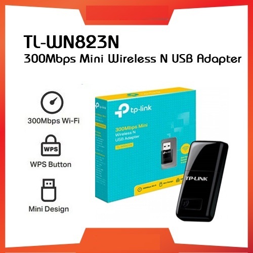 TP-LINK USB Wifi Adapter Mini 300Mbps TL- WN823N TP LINK TPLINK WN 823N