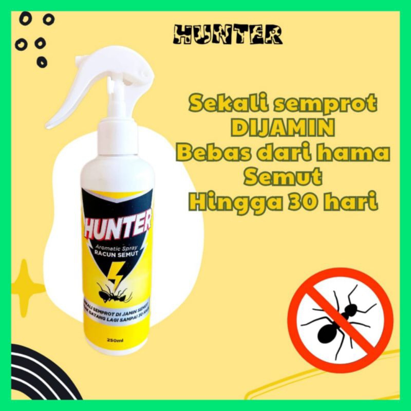 HUNTER racun semut semprot super ampuh mati di tempat racun semut cair racun semut merah semprotan a