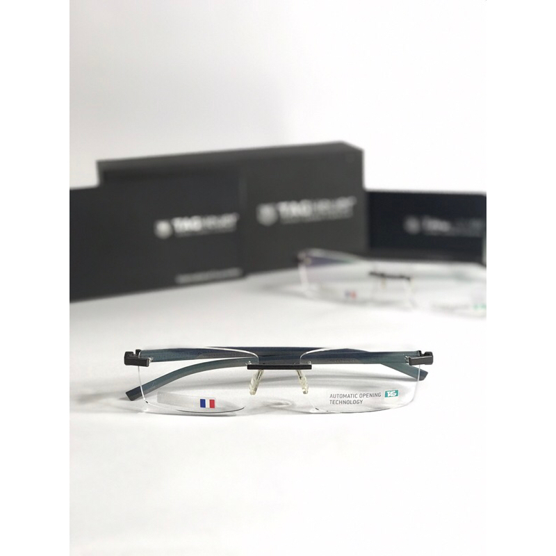 TAG HEUER Magnetic TH 0842 Rimless Authentic Unisex Avant Garde Eyewear Plus Minus Silinder Kacamata