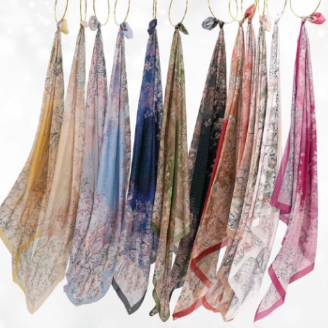 holiday series Buttonscarves New lengkap box