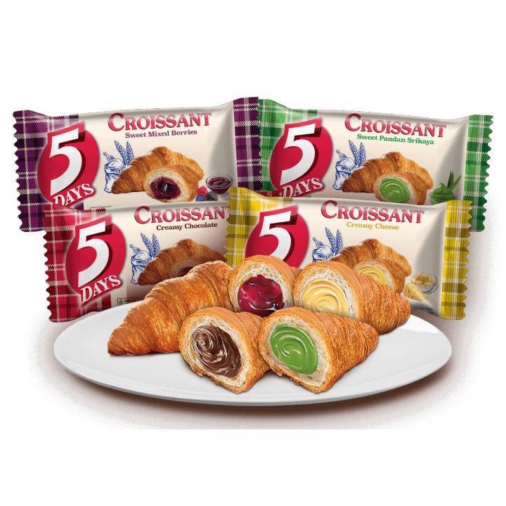 

5 DAYS CROISSANT Creamy Cheese / Chocolate 60 g