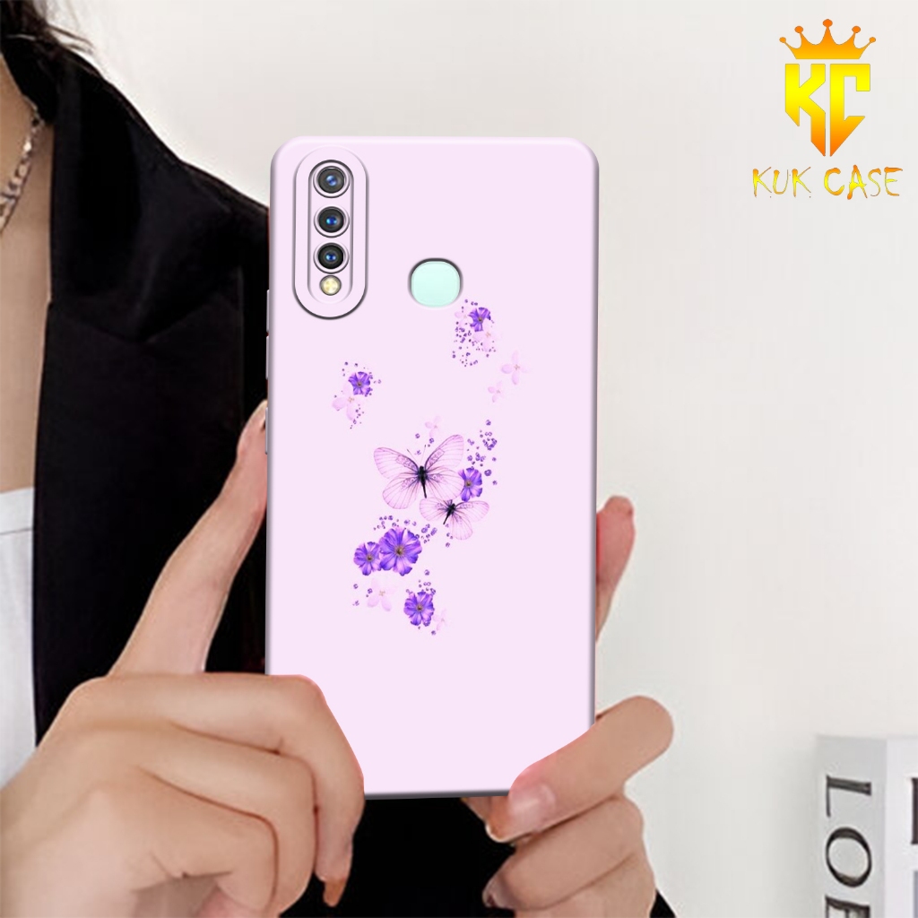 Case VIVO V19 Motif Aesthetic Bahan Softcase silicon Lentur - Skin /  Casing Handpone