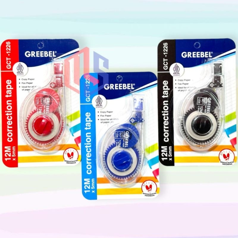 

Correction Tape/Tip X Kertas Greebel GCT 1226