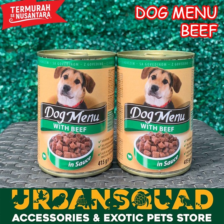 Dogmenu Makanan Anjing 415gr Kaleng Wetfood Golden Husky Dog Makanan Anjing Basah Kaleng