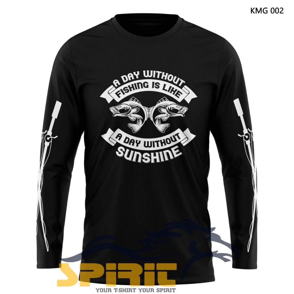 Baju Mancing Fishing Kaos Mancing Lengan Panjang Premium Desain Modern Fungsi Maksimal