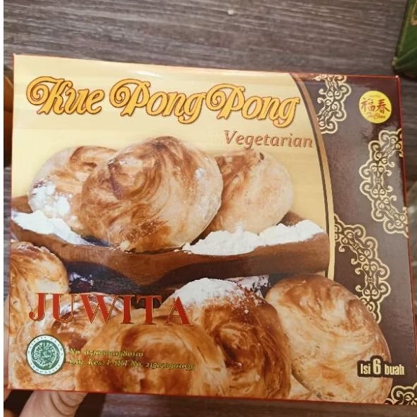 

Kue Pong Pong Phongpia Juwita khas Bagan isi 6pcs Vegetarian Oleh Oleh khas Bagansiapiapi Rokanhilir