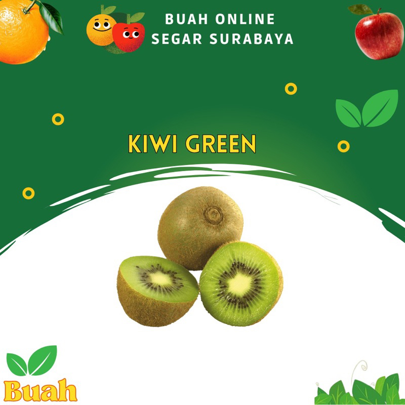 

KIWI HIJAU / KIWI GREEN ZESPRI (900G-1KG) TOKO BUAH SEGAR SURABAYA