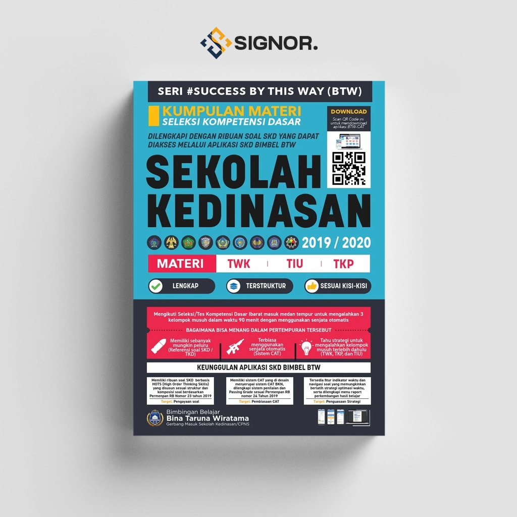 

[ID2063] Kumpulan Materi Seleksi Kompetensi Dasar (SKD) Sekolah Kedinasan -