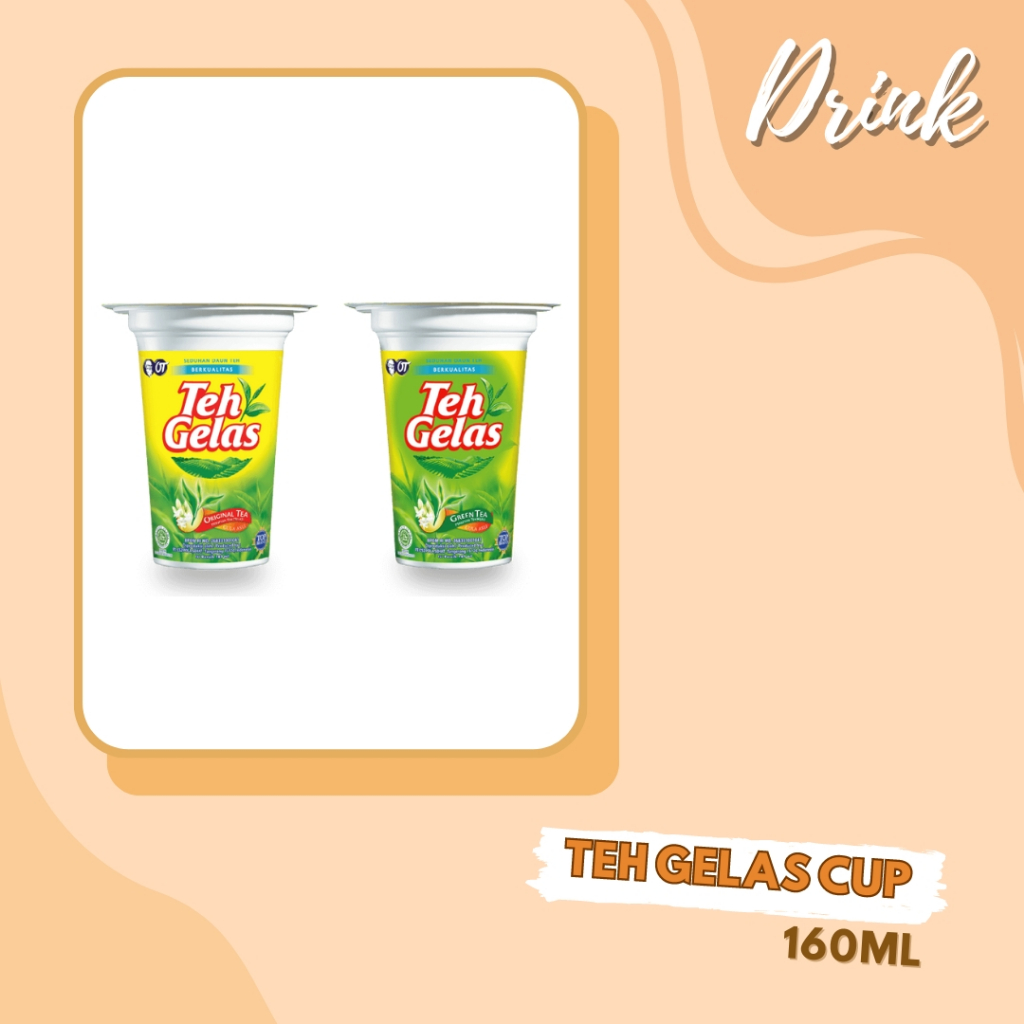 

DRINK | MINUMAN CUP | TEH GELAS CUP 160ML