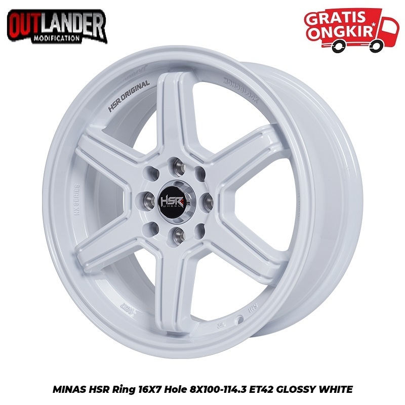 Velg Mobil Ring 16 Baut 4 Untuk Avanza Xenia Livina Confero Starlet Corolla Ignis Hsr Minas R16 Puti