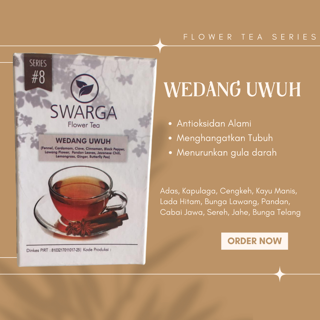 

Premium Flower Tea Series #8 - Wedang Uwuh - Teh Bunga dan Rempah