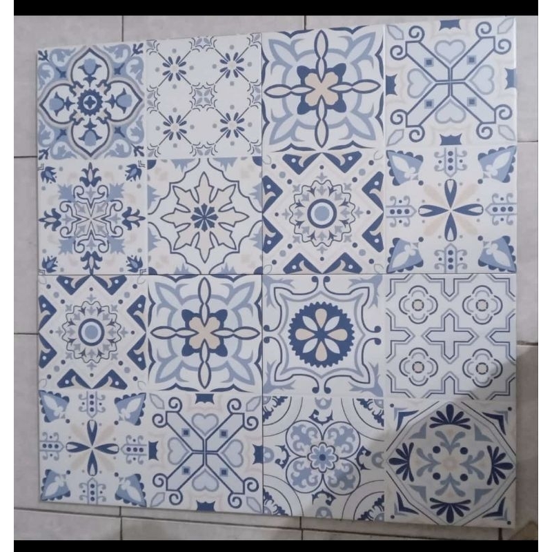 keramik lantai ruang tamu kamar mandi tidur rumah batik random acak MILAN 50x50 INTEGRA DECO matt