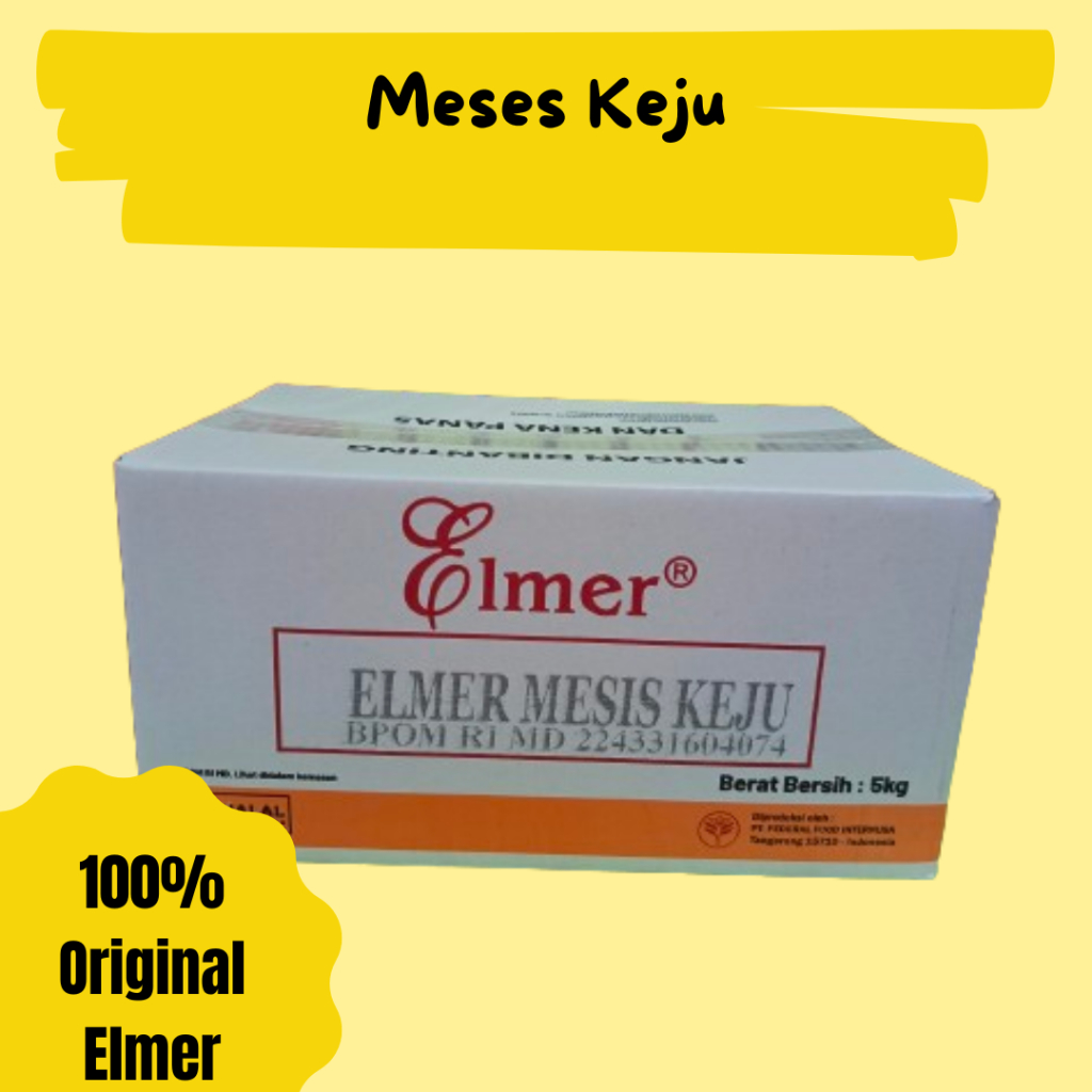 

Elmer Meses Mesis Keju Repack 100 gram 250 gram 500 gram 1000 gram