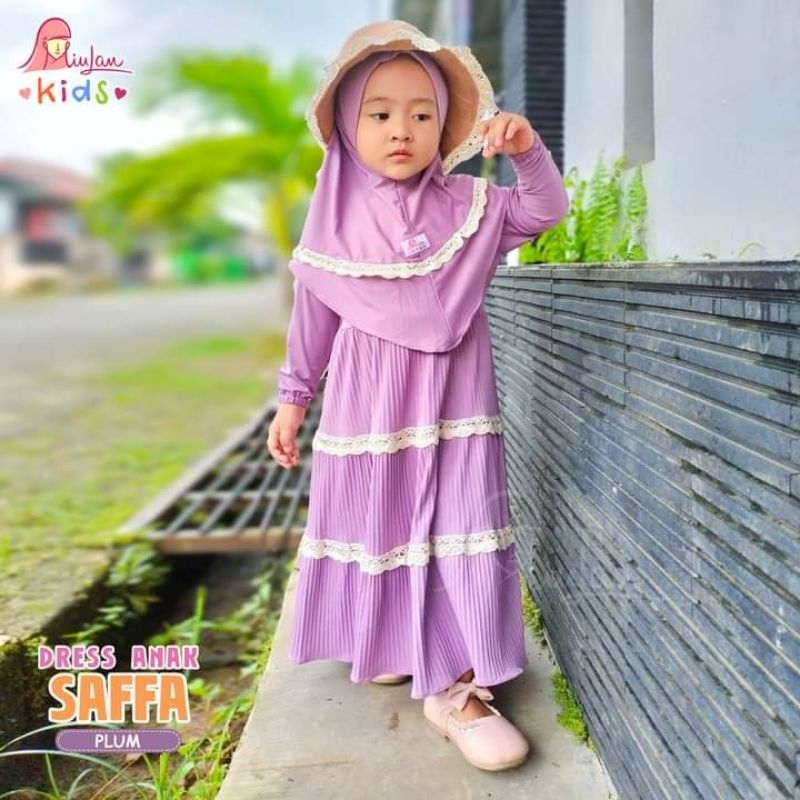 Dress Anak SAFFA Uk.1 by Miulan // Gamis Anak // Gamis Miulan