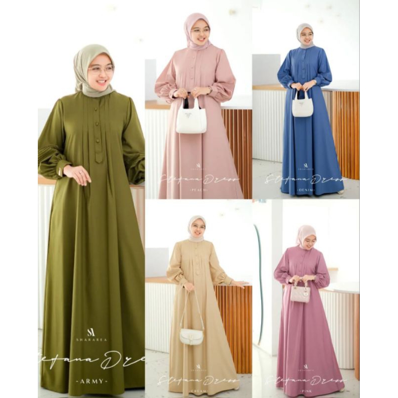 STEFANA DRESS by SHARAREA | GAMIS SIMPLE ELEGANT