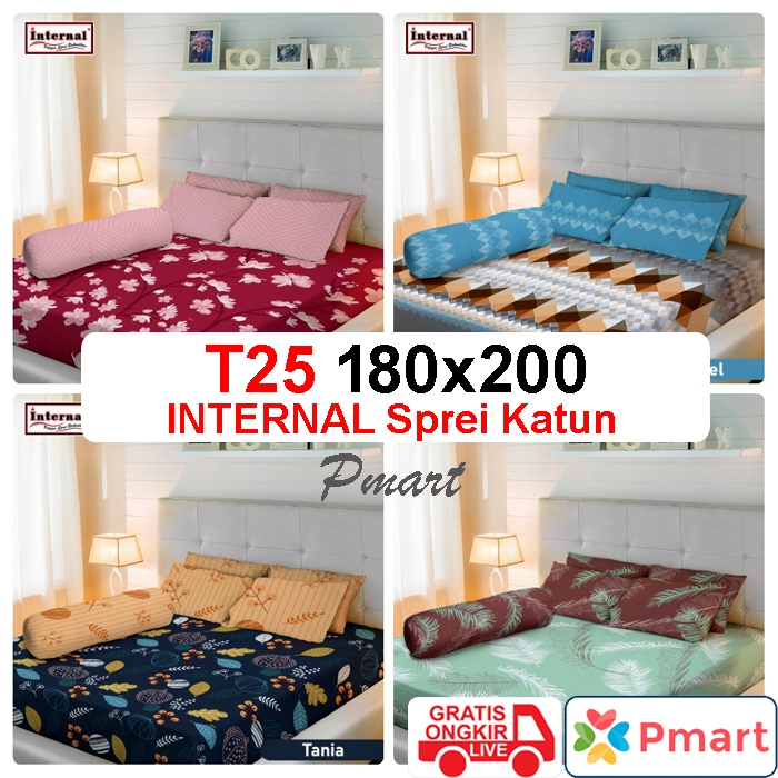 T25 SPREI INTERNAL 180x200 / SPREI INTERNAL KING Tinggi 25 / SPREI 180x200 TINGGI 25 cm