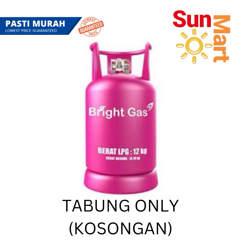 TABUNG BRIGHT GAS 12 KG KOSONG ASLI - TABUNG KOSONG