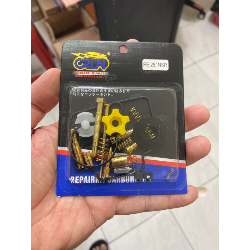 (CRUN) Repairkit Carburator PE28 NSR / Isi Karburator PE 28 / Repair Kit Carbu Original
