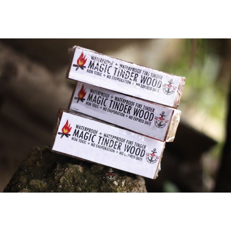 kayu tinder survival fatwood bushcraft