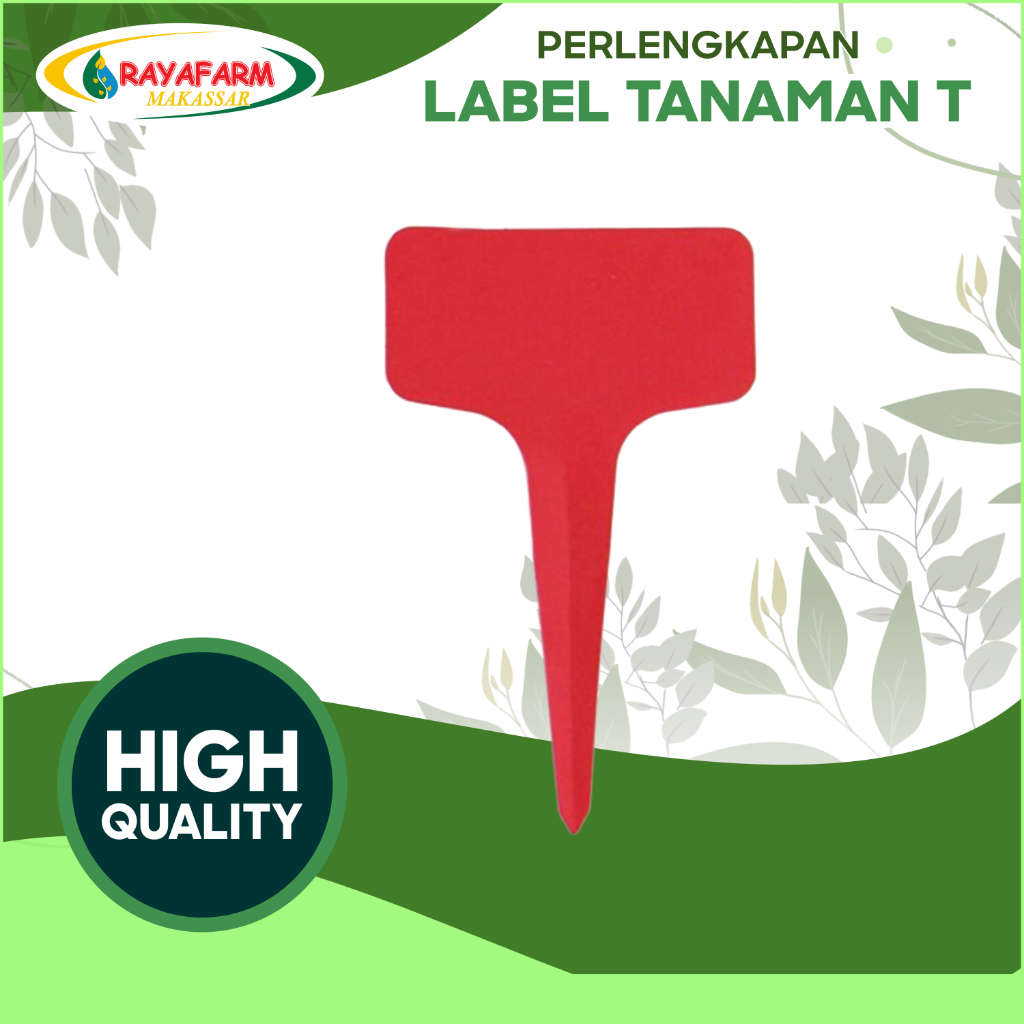 

Label Tanaman Label Model T