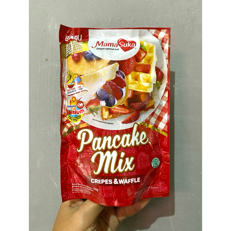 

MAMASUKA PANCAKE MIX CREPES DAN WAFFLE 150GR