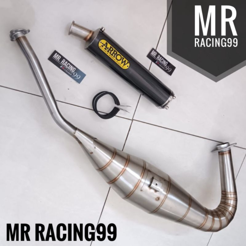 Knalpot 2tak Cobra Standar Ninja RR - Ninja R - Ninja SS - Ninja KRR - Ninja SSR ARROW - CREAMPIE - 