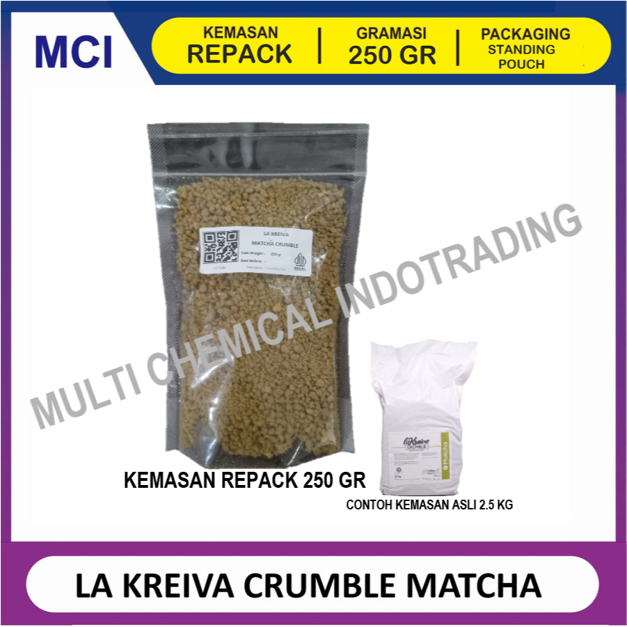 

REPACK - MATCHA LA KREIVA CRUMBLE FINE TOPPING 250 GR