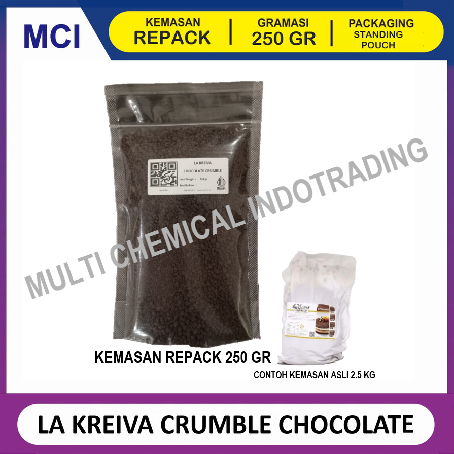 

REPACK - CHOCOLATE LA KREIVA CRUMBLE FINE TOPPING 250 GR