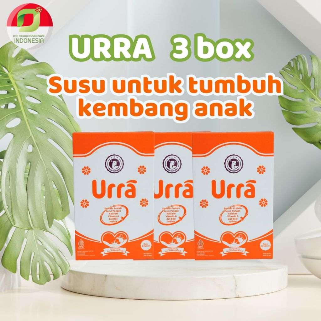 

Susu Urra 0riginal Penambah Berat Badan & Tinggi Badan Anak - 3Box