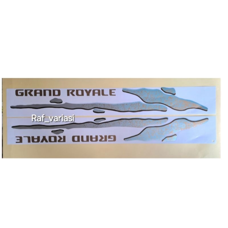 Stiker Mobil panther grand royal royale / stiker isuzu panther grand royal royale / panther