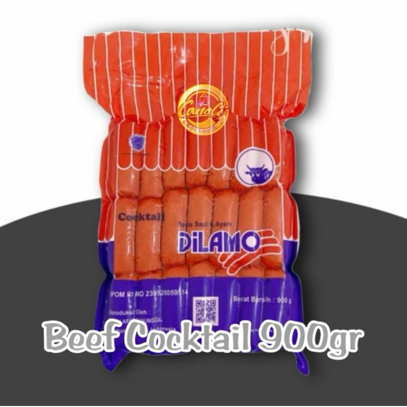 

Sosis Dilamo Beef Cocktail 900 gr/Sausage sosis sapi dan ayam