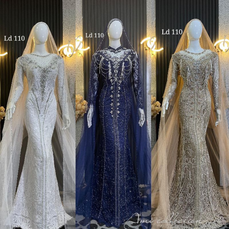 SLIM DRESS BUSTIER TALI PREMIUM/GAUN PENGANTIN MODERN/GAUN PENGANTIN MODERN /GAUN