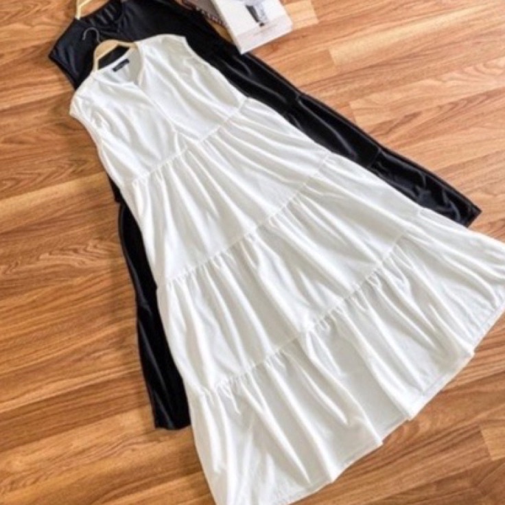 99 BRANDS FESTIVAL RD FASHION FLARE DRESS  READY STOK INNER DRESSLONG DRESS TANPA LENGANBAHAN KATUN 