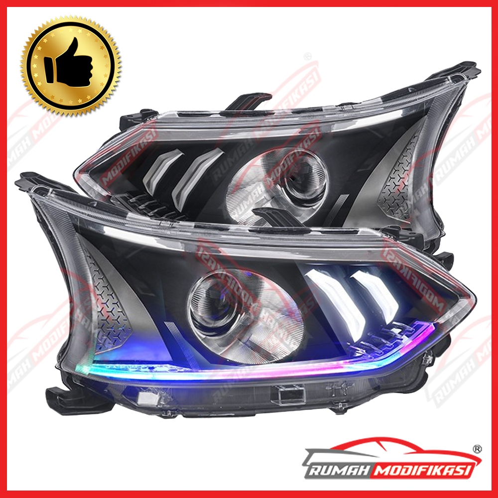 HEADLAMP - TOYOTA AVANZA 2016 -2018 - LIGHT BAR - BILED - RGB