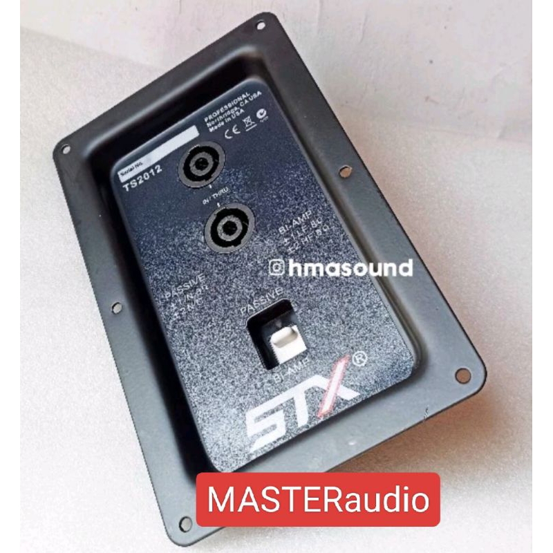 Plat Terminal Speakon Saklar Bi Amp STX TS2012